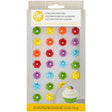Wilton Royal Mini Rainbow Daisy Icing Decorations - 0.34 oz