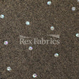 Showtime Solids With Foil Polyester Spandex Fabric - Multiple Colors, Silver Foil Polka Dots, 58-60" Width, 150 GSM (1 Yard)