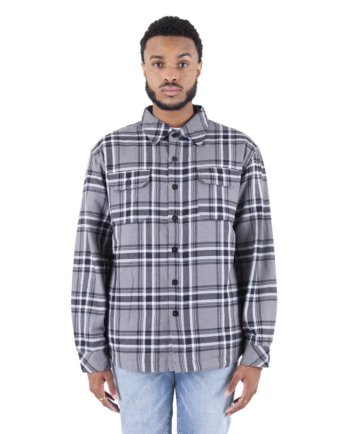 Men's Plaid Flannel Jacket