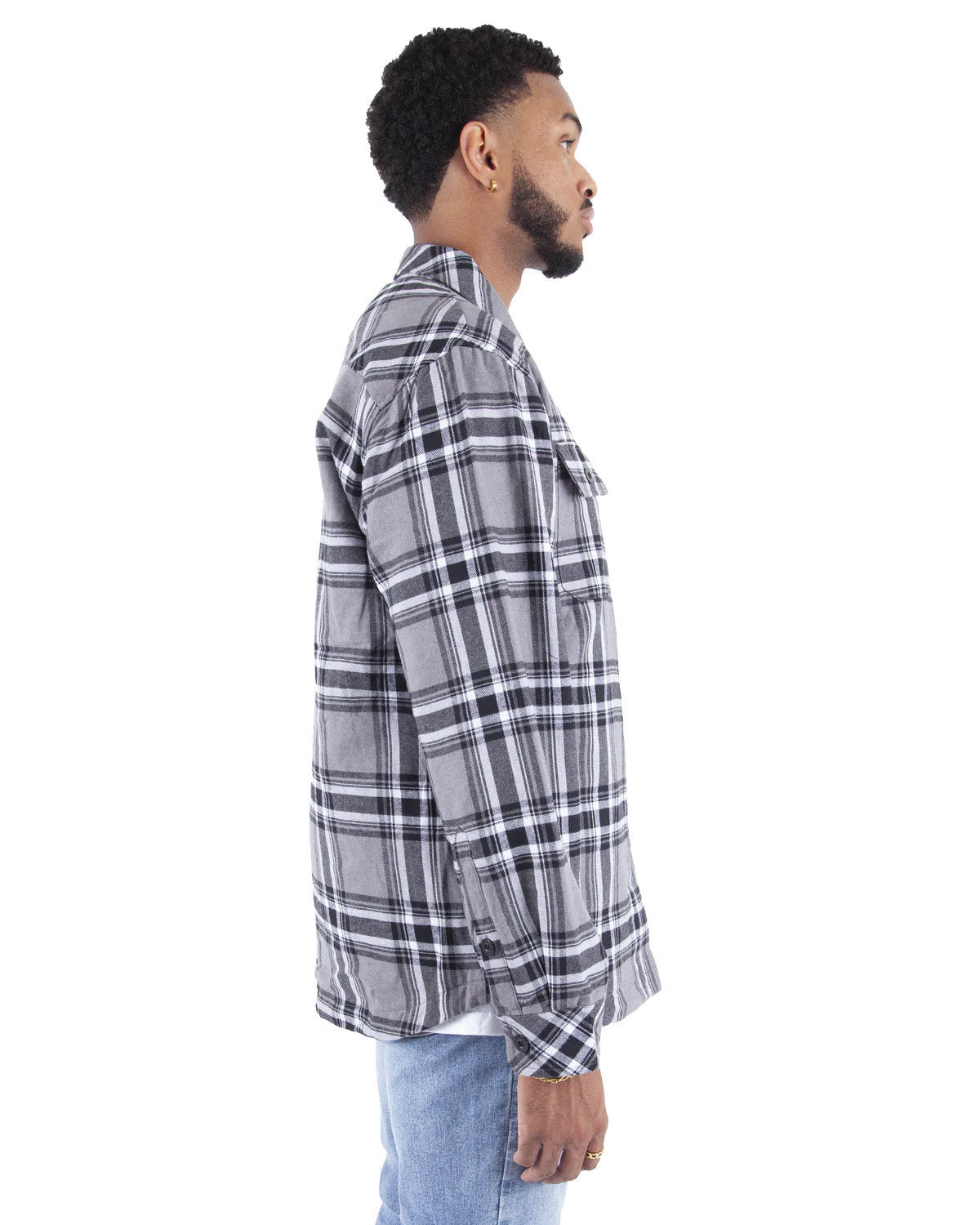 Men's Plaid Flannel Jacket