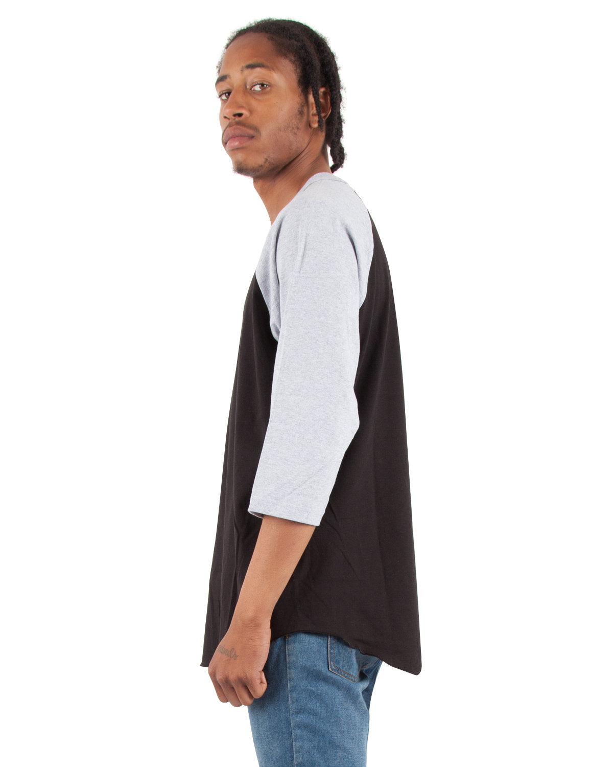 Adult Three-Quarter Sleeve Raglan T-Shirt