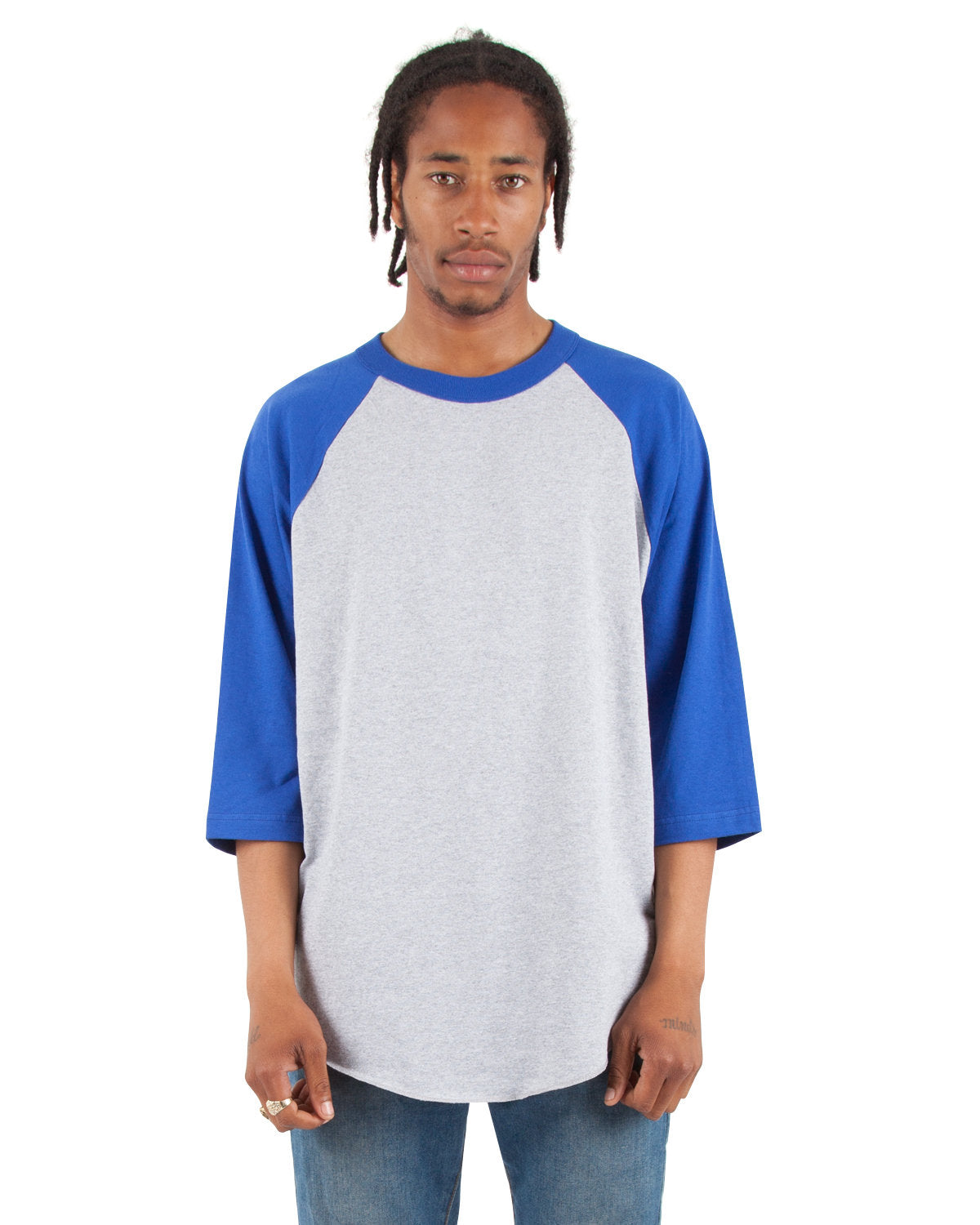 Adult Three-Quarter Sleeve Raglan T-Shirt