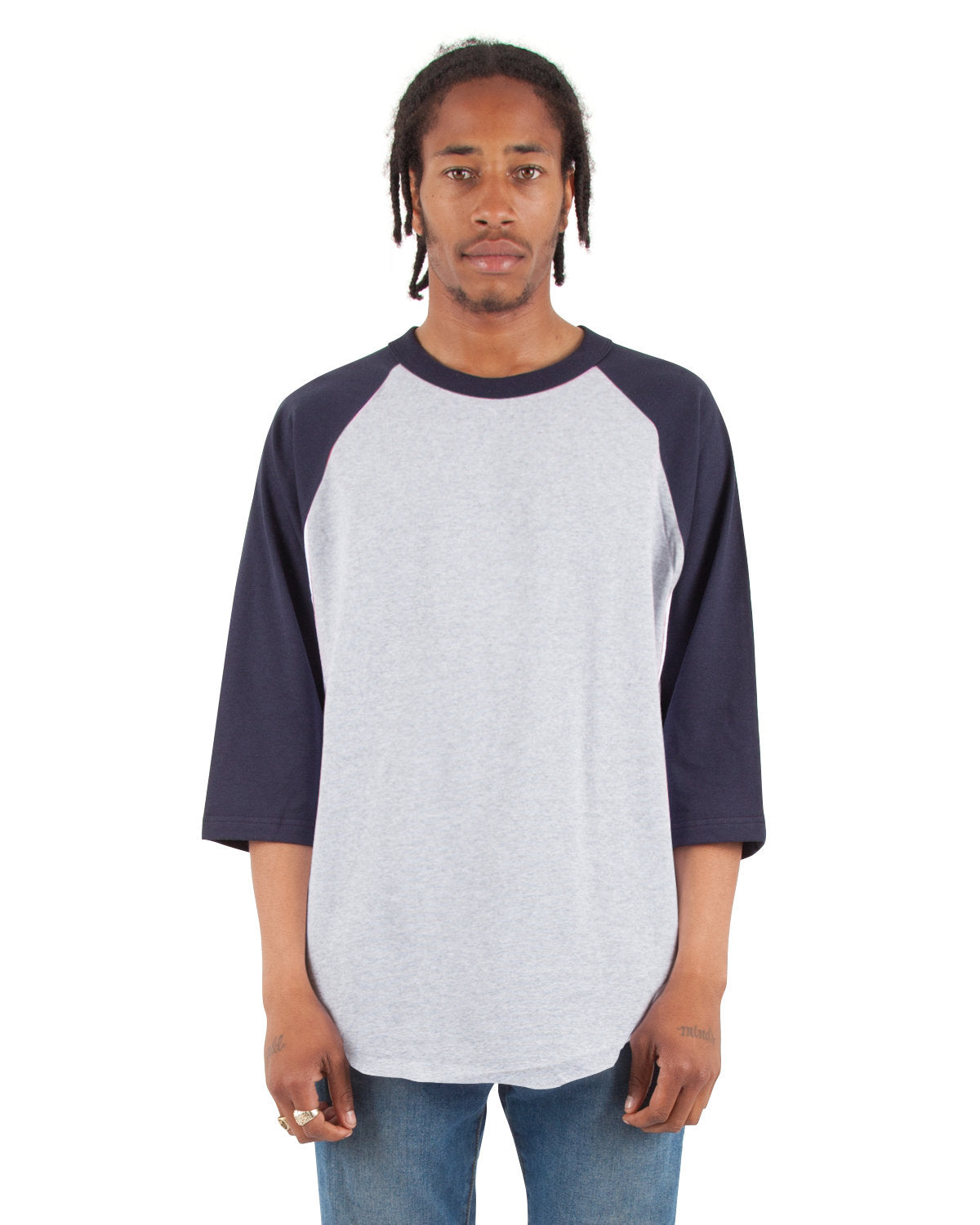 Adult Three-Quarter Sleeve Raglan T-Shirt