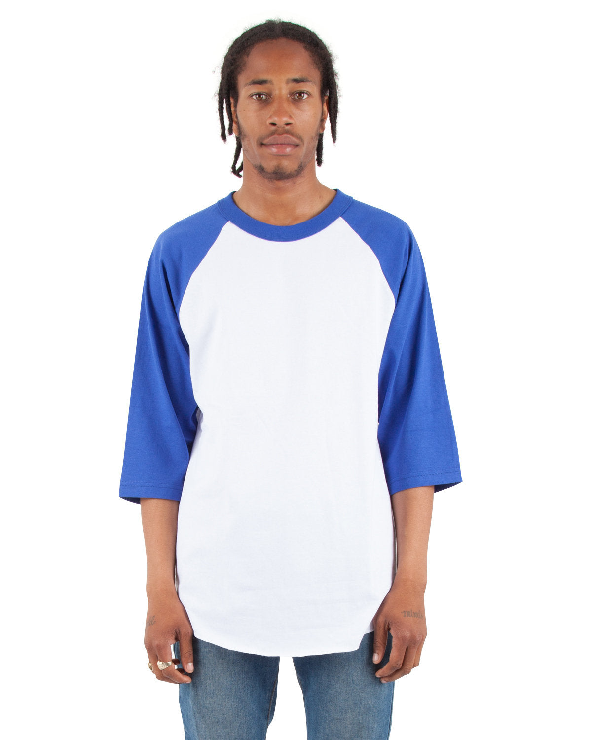 Adult Three-Quarter Sleeve Raglan T-Shirt