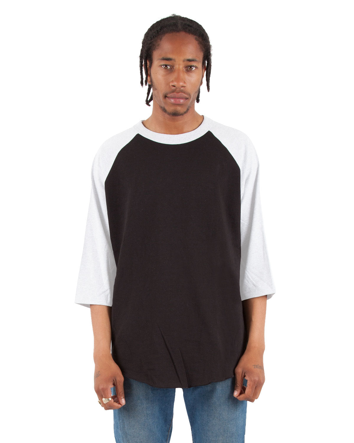 Adult Three-Quarter Sleeve Raglan T-Shirt