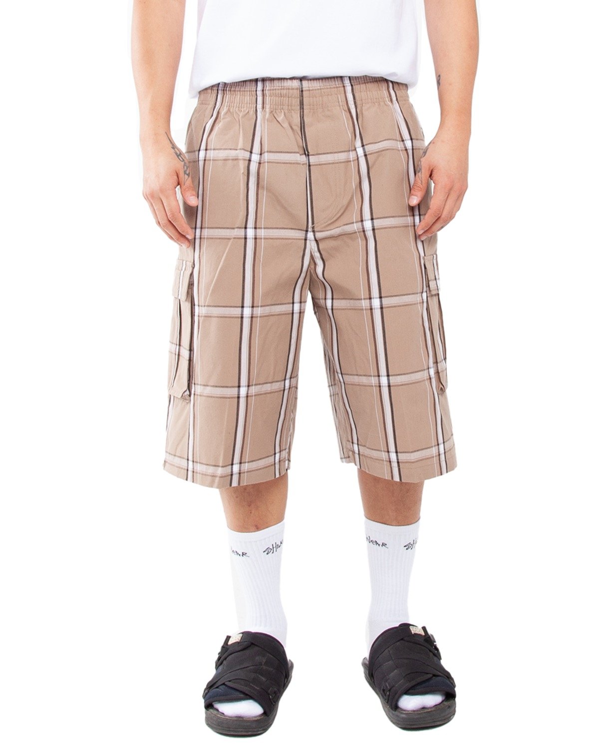 Unisex Plaid Shorts