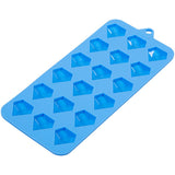 Wilton Diamond Silicone Candy Mold – Blue 18-Cavity