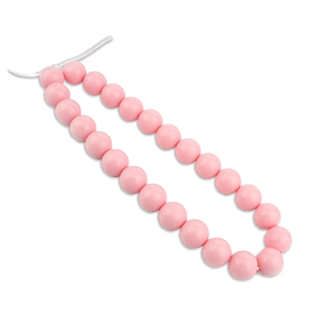 Silicone Bead Round - Liquid Rose Quartz (5 Beads - 15mm)