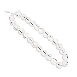 Silicone Bead Round - Snowman (5 Beads - 15mm)