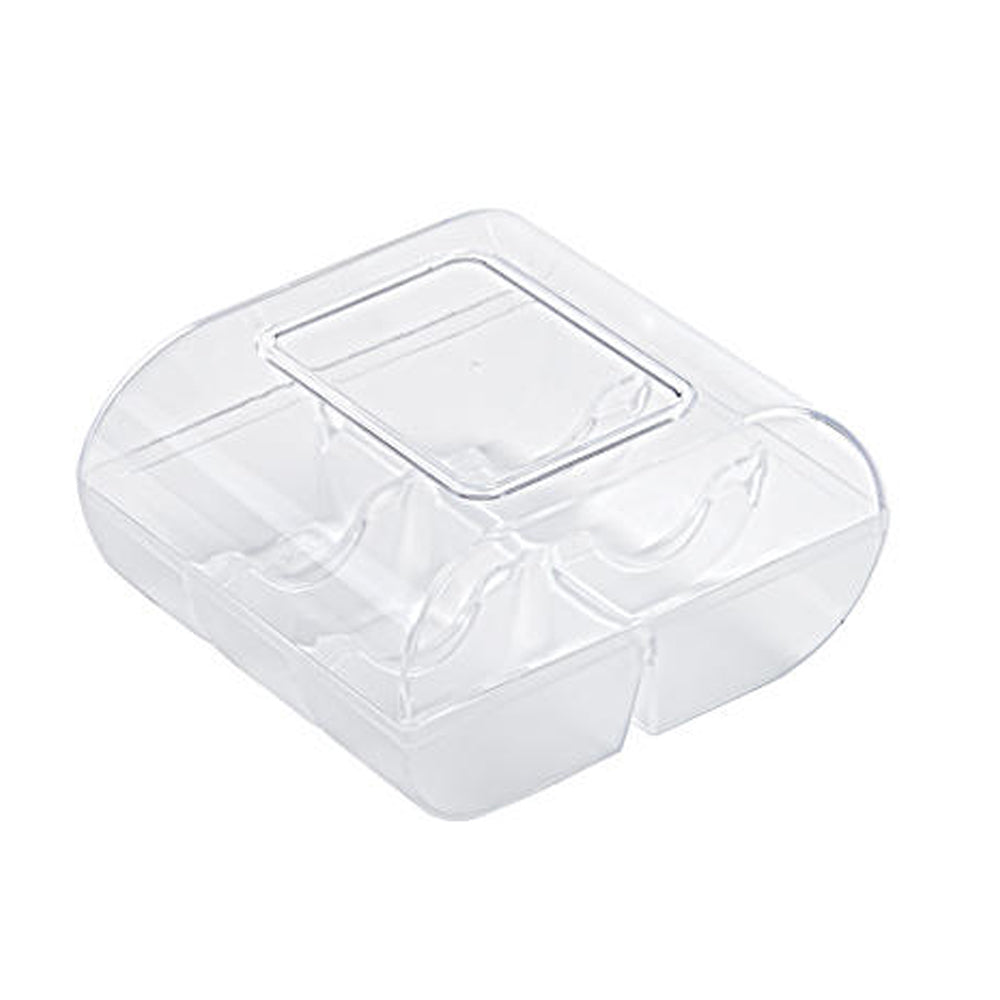 Silikomart Clear Macaron Tray with Cover, 6 Cavities, Case of 90