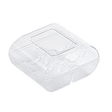 Silikomart Clear Macaron Tray with Cover, 6 Cavities, Case of 90