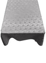 Rectangular Tablecloth Roses Jacquard Satin Fabric - Rose Pattern, 60" X 144" (1 Piece)