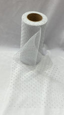 25 yardas de cinta de tul con brillo plateado o dorado para decoración de bodas y fiestas, 6 pulgadas de ancho