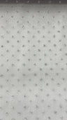 Sparkling Tulle Ribbon Roll Glitter Tulle Fabric - Gold/Silver Glitter, 6" Width, 10 Yards