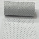 Sparkling Tulle Ribbon Roll Polyester Fabric - Gold/Silver Glitter, 6" Width, 10 Yards