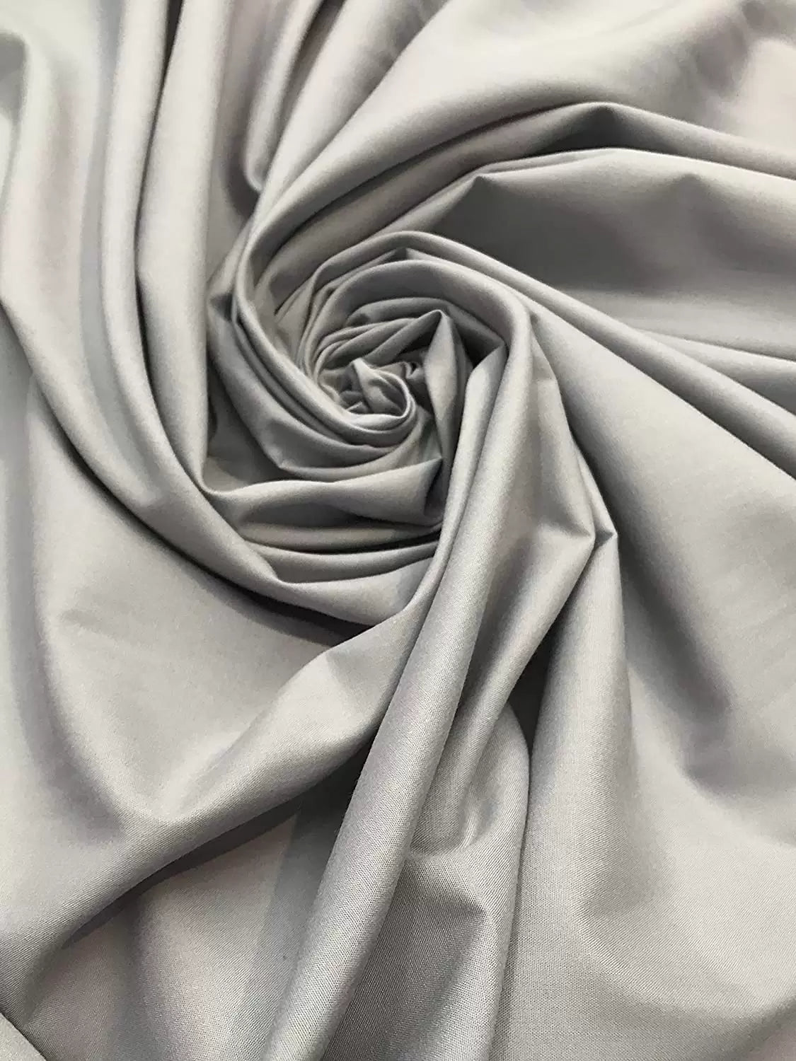 Polycotton Broadcloth Cotton Blend Fabric - Aqua, Broadcloth, 60" Wide (1 Yard)