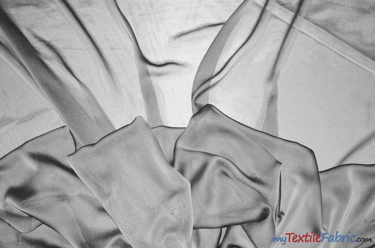 Two Tone Chiffon Polyester Fabric - Iridescent Sheer, 58/60" Width, Multiple Colors (Yards, Bolts, Sample Swatch)