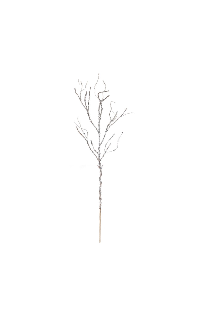 43” Silver Sequin Branch