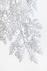 6' Silver Bling Bling Cedar Garland