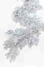 6' Silver Bling Bling Cedar Garland