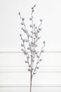 30” Silver Pomegranate Glitter Spray