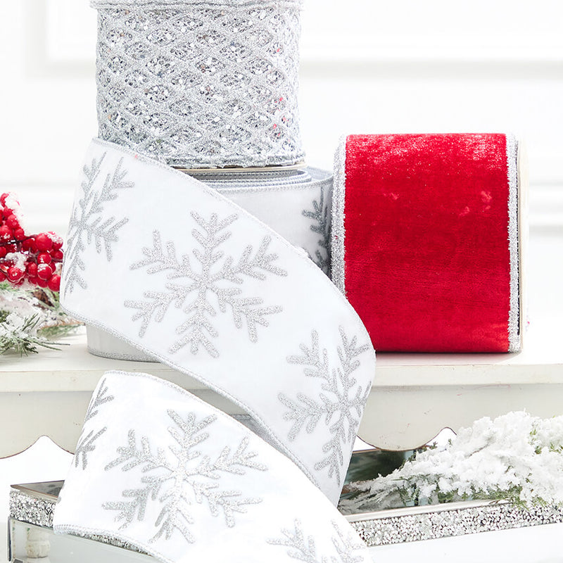 Red & Silver Ribbon Mini Bundle