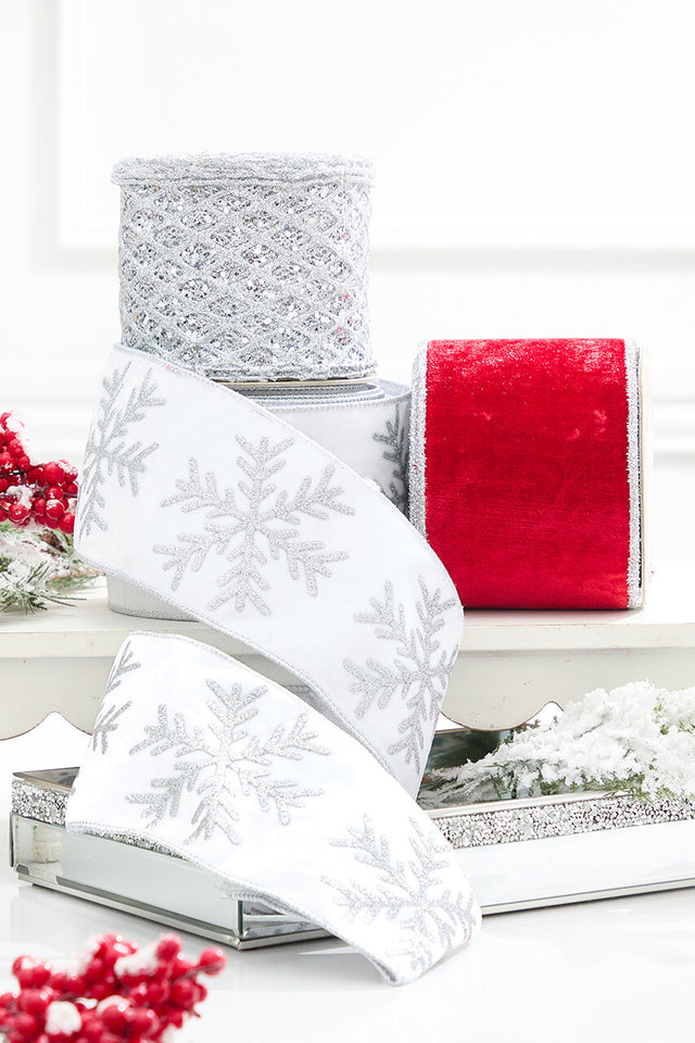 Red & Silver Ribbon Mini Bundle