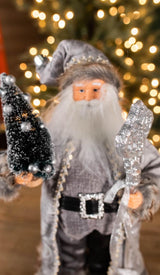 18” Polyester Holiday Santa
