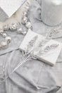 30” Silver Glitter Berry Spike/Twig Christmas Spray