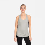 Next Level 1533 Women's Tank Top Cotton Poly Jersey Fabric - Silver, Racerback, 135 Grams, 4.0 Oz (1 Piece)
