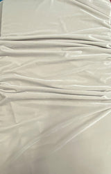 Off White Stretch Velvet Fabric - Off White, 58"-60" Width