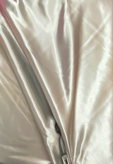 Silver Bridal Satin Fabric - Silver, 58"-60" Wide (1 Yard)