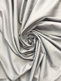 Silver Poly Cotton Fabric - Silver, 59/60" Width (1 Yard)