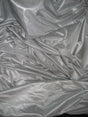 Low Stretch Silver Polyester Fabric - Silver, 108"-120" Width (1 Yard)