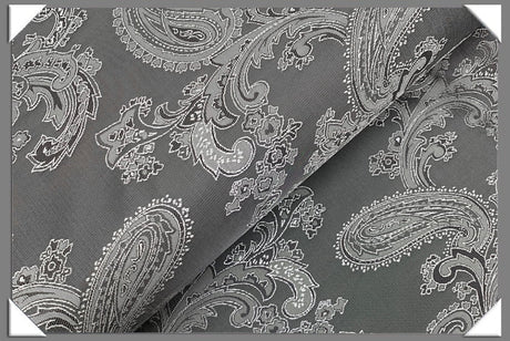 Paisley Lining 100 Percent Rayon/Poly Fabric - Iridescent Paisley, 57" Width