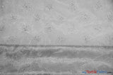 Sparkle Organza Polyester Fabric - Glitter Beads, Sheer, 58" Width (1 Yard)