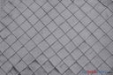 Pintuck 2X2 Taffeta Fabric - Diamond Pattern, 54" Width, Multiple Colors (1 Yard)