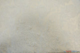 Botanical Bubble Metallic Jacquard Fabric - Metallic Vein Criss Cross Pattern, 54" Width, 4 Colors Available