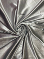 Crepe Satin Polyester Fabric - Silver, Shiny, 58" Width (1 Yard)