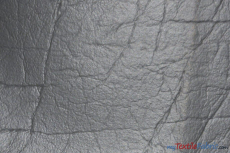 Heavy Duty Textured Vinyl Fabric - Upholstery Weight, Textured Faux Leather, 54" Width, Multiple Colors (1 Yard)