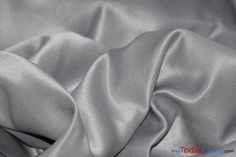 Stretch Matte Satin Peau De Soie Polyester Fabric - Solid, 58/60" Width (1 Yard)