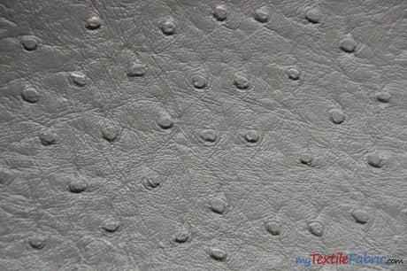 Ostrich Vinyl Faux Leather Vinyl Fabric - Ostrich Texture, 54" Width (1 Yard)