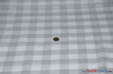 Picnic Checkers Polyester Fabric - Gingham Checkered, 1" X 1", 58/60" Width (1 Yard)