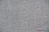 Faux Sheer Linen Polyester Fabric - Semi Sheer, Textured, 108" Wide, Multiple Colors (1 Yard)