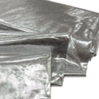 Silver Nylon Metallic Tissue Lame Fabric - Silver Metallic, 60" Width