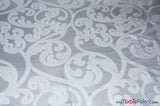 Victorian Damask Jacquard Fabric - Vineyard Damask Pattern, 58/60" Width (1 Yard)