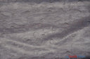 Swirl Organza Polyester Fabric - Embroidered Swirl Sheer, 52/54" Width, Multiple Colors (1 Yard)