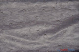 Swirl Organza Polyester Fabric - Embroidered Swirl Sheer, 52/54" Width, Multiple Colors (1 Yard)