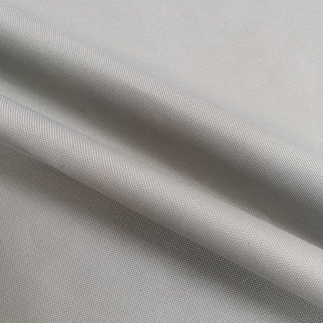 Silver Waterproof Canvas 600 Denier Outdoor Fabric - Silver, 60" Width (1 Yard)