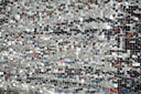 New York Dazzle Polyester Sequins Fabric - 6Mm Sequins, Semi Solid Mesh Sheer Background, 52" Width, Multiple Colors (1 Yard)